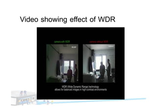 Video showing effect of WDR
 