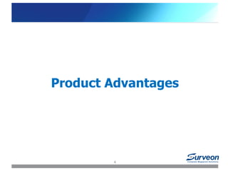 Product Advantages
4
 