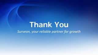 27
Thank You
Surveon, your reliable partner for growth
 