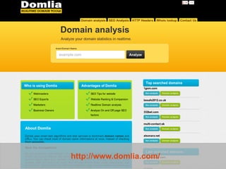 http://www.domlia.com/   4
 