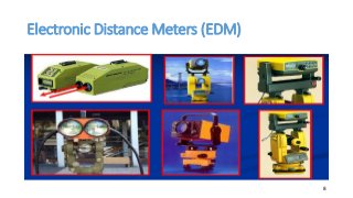 Electronic Distance Meters (EDM)
8
 