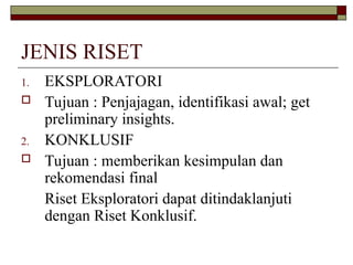 Jenis Riset Riset Survey Metodologi Penelitian .ppt