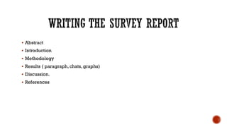 survey and basic steps of survey.pdf research methodology | PDF