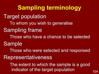 Ask screening questions first, rather than later. Does the participant qualify for the survey? (esp. for internet surveys) 
