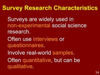 Internet/mobile survey 