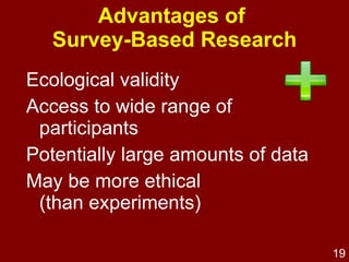 Objective 4 Consider  implementation issues   Sampling methods 