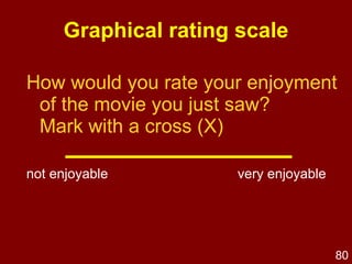 Instructions Provides consistency - helps to ensure standard conditions across different administrations 
