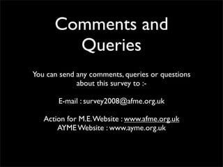 Survey Results - About You