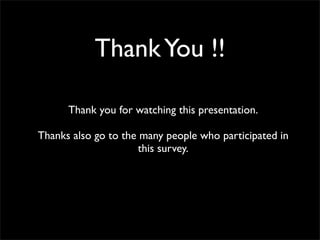 Survey Results - Your Me