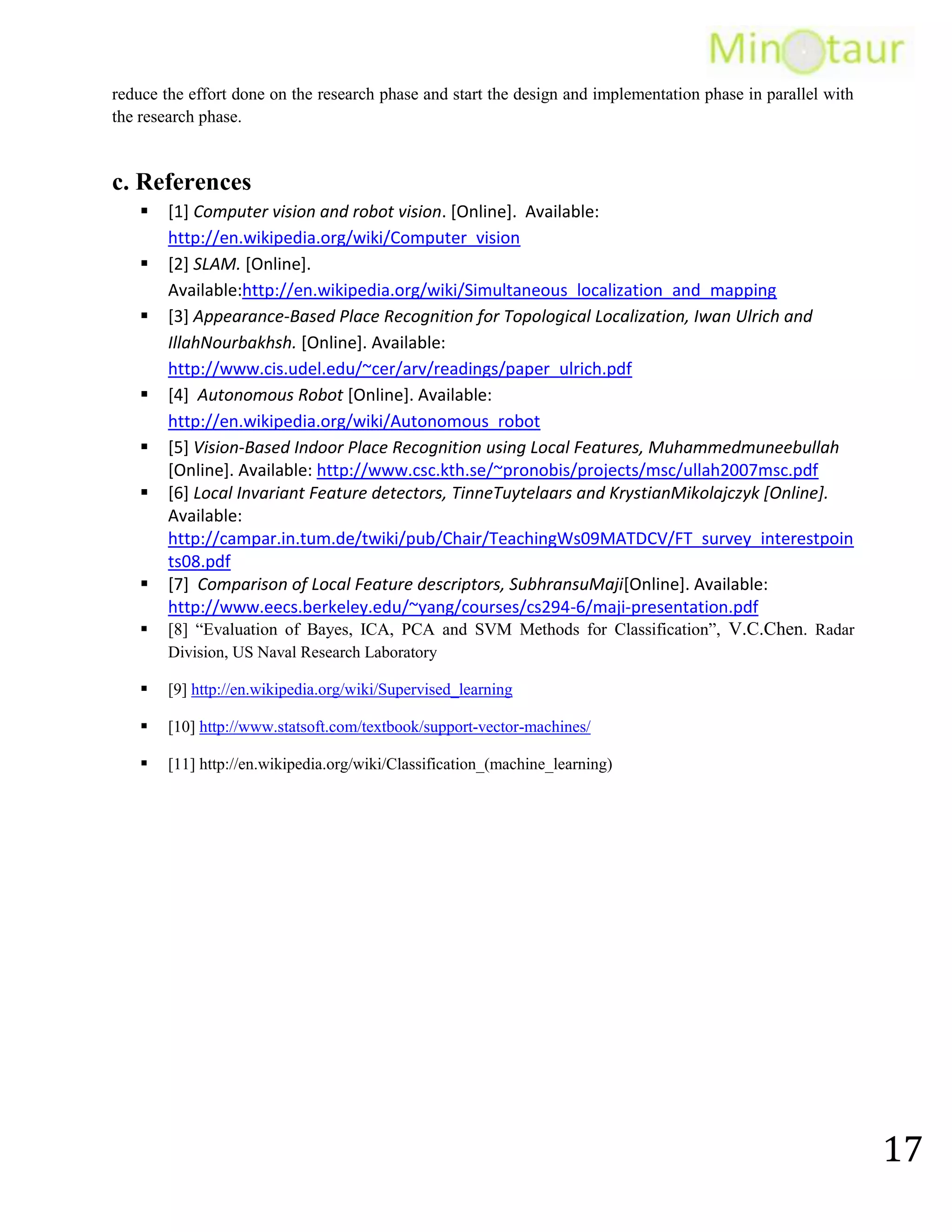 Survey 1 (project overview)