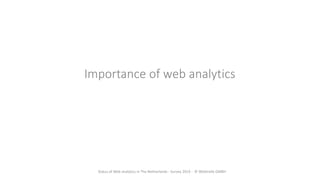 Web analytics Survey-Study  The Netherlands 2014
