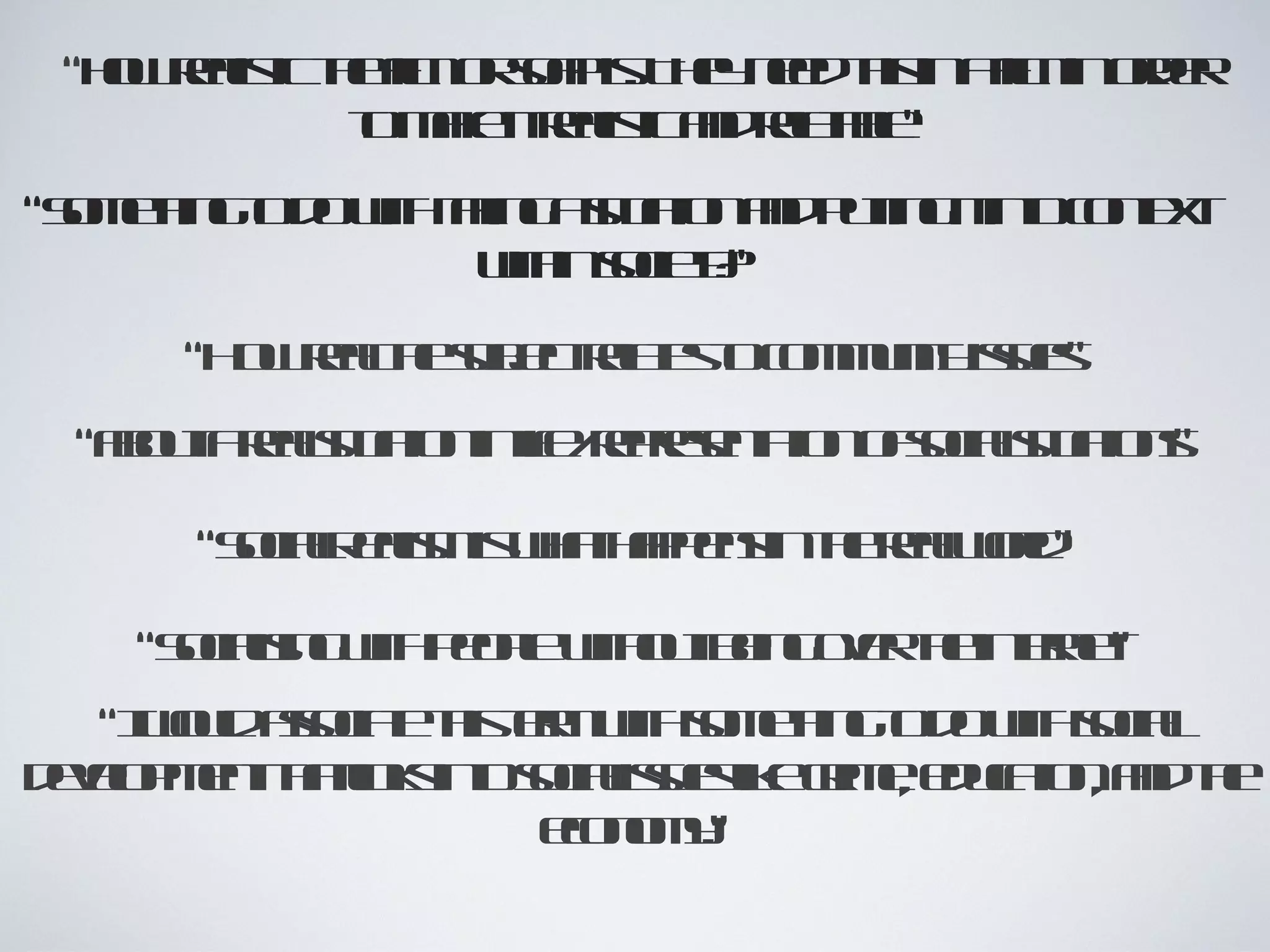 “hw elich f o sa is hy ed h in f in re
  o r is t il rop . T e ne t
      at e m                is ail odr
                                 m
          t mk itelic n ra b ”
          o ae r is ad e t l
                  at     la e
“Smt god wh ain a it tn n pt g in cn x
 o e in t o it t g su io ad u in it t ot t
    h           k     a      t      o  e
                wh sc t”
                 it oie ?
                   in   y

     “H w el e uj te t t cm uitis e”
       o r t sb cra so o mny s s
           ah   e le             u
 “aot r l utn l /er etio o scl utn”
  b u ae s a inif r e n tn foias a s
       a it io  e ps a         it io

      “Sclel is ht apn in h r l ol
       oiaR a m wahpes t e wr”
             is           e a    d

   “Scl g it po lwhu bin oe t in re
    oia in wh ep it t e g vrh t nt
       is       e o          e e ”
  “I ola oia t t m it smt god wh oia
    wu s ct h e wh o e in t o it scl
       d s e is r        h
dvl mn t t k in sclse l c eeua nad h
 ee p eth l s t oiais s e r , dct , n t
   o     a in  o     u ik im    io     e
                 eoo y
                  cnm.”
 