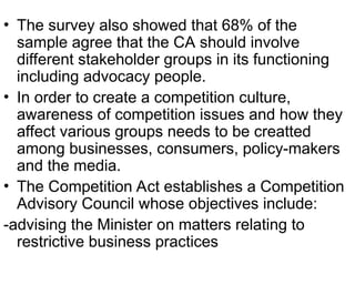 Competition Committee Competition act 2002 and competition commission of india | PPT