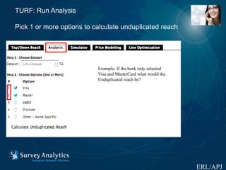 Turf Analysis Example Graph TURF Analysis | PPT