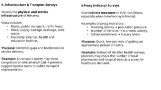 Comprehensive Survey Methods and Simplified Planning Techniques for ...