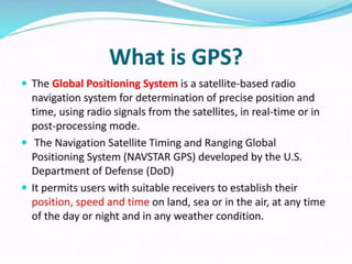 GPS Survery Presentation/ Slides | PPTX