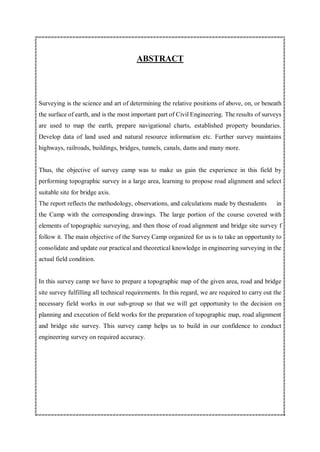 Survey camp report of Madan Ashrit at Kharipati - Bhaktapur! 100 pages ...