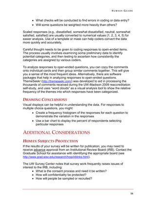 Survey design guide | PDF