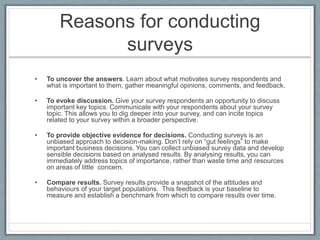Survey design basics | PPT