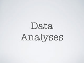 Data
Analyses
 
