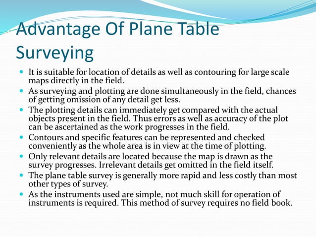 Plane Table Surveying PPt | PPTX