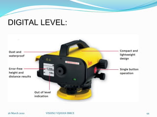 DIGITAL LEVEL:
26 March 2020 44VISHNU VIJAYAN BMCE
 