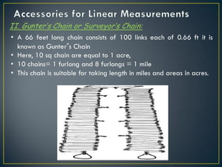 surveying.pptx linear and angular measurements | PPTX