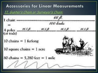 surveying.pptx linear and angular measurements | PPTX
