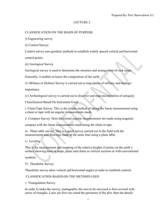 Surveying I | PDF