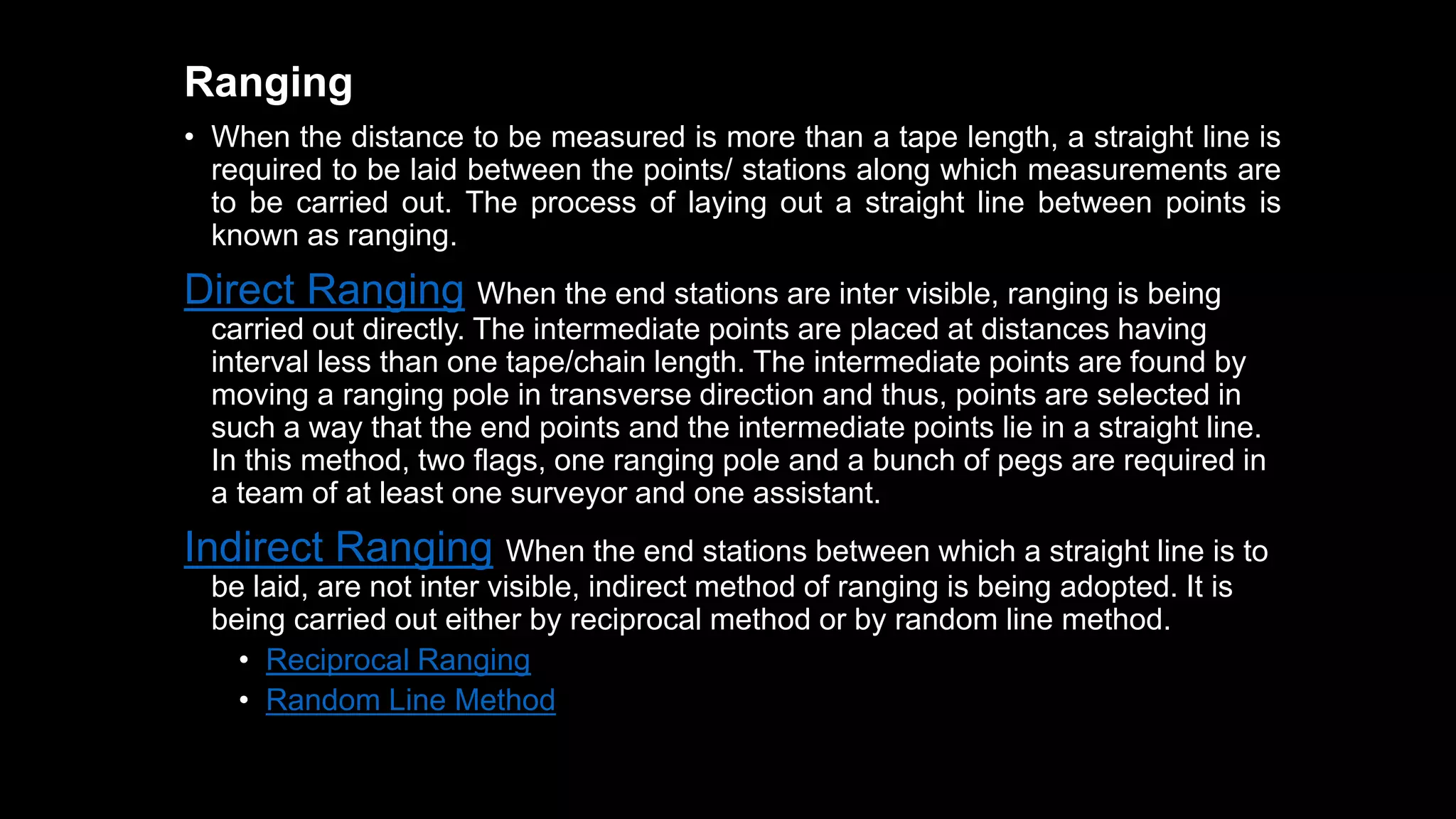 Surveying and levelling | PPTX