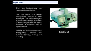 Surveying and levelling | PPTX