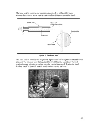 Hand Level How To Use Guide.pdf Basic Surveying manual - Transportation Information Center | PDF