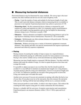 Basic Surveying manual - Transportation Information Center | PDF