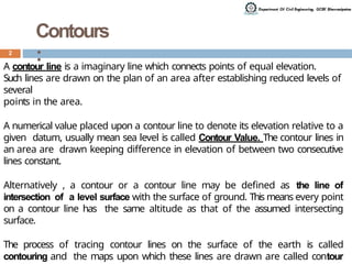 Comprehensive Surveying Techniques: Contouring Methods and ...