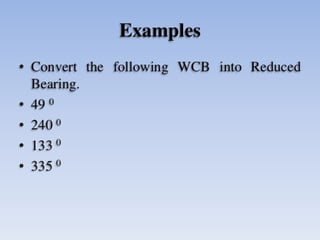 Surveying & prismatic compass survey