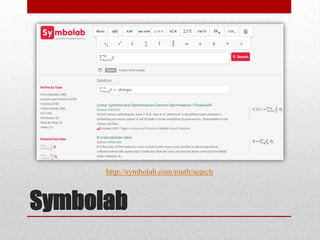 Symbolab
http://symbolab.com/math/search
 