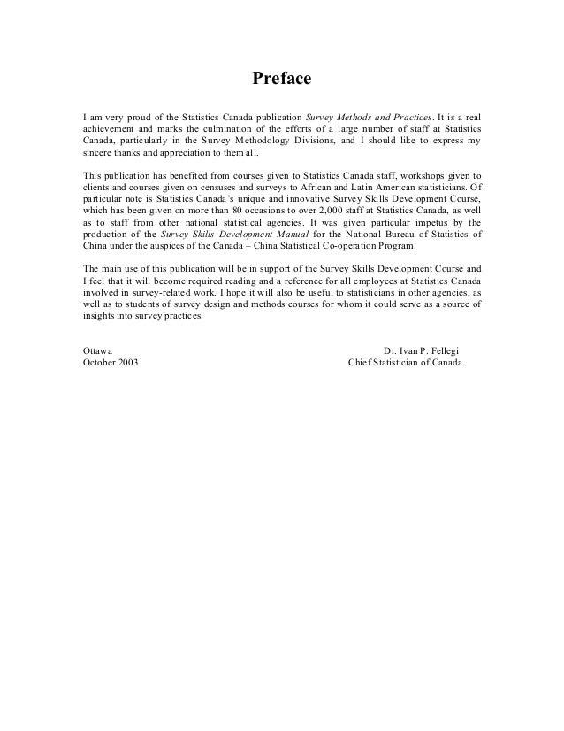 Survey methods and practice