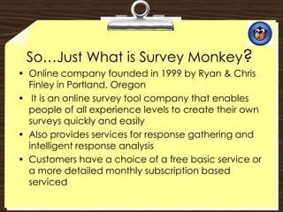 Survey monkey | PPTX
