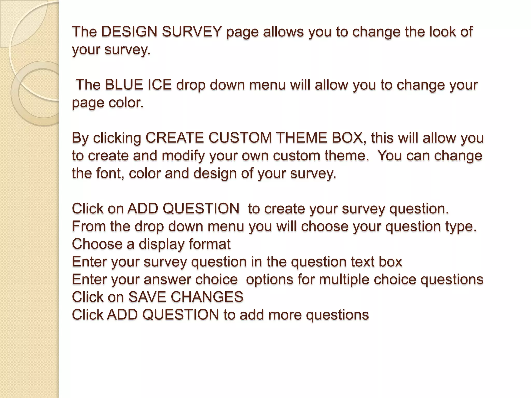 Copy an existing survey