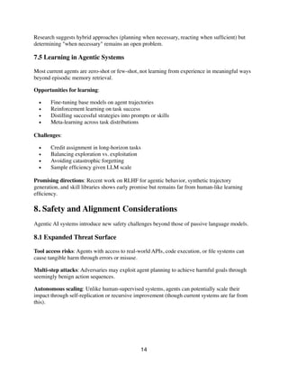 Survey of Agentic AI Architectures State of the Art | PDF