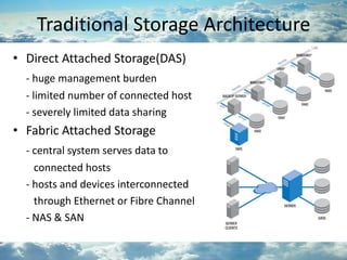 Survey of distributed storage system | PPTX