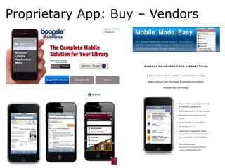 Proprietary App: Buy – Vendors
 
