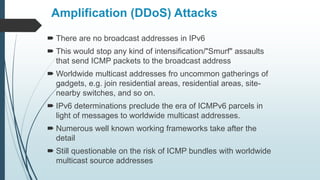 Survey on IPv6 security issues | PPTX