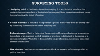 Surveyors.pptx describing surveying in prostho | PPTX