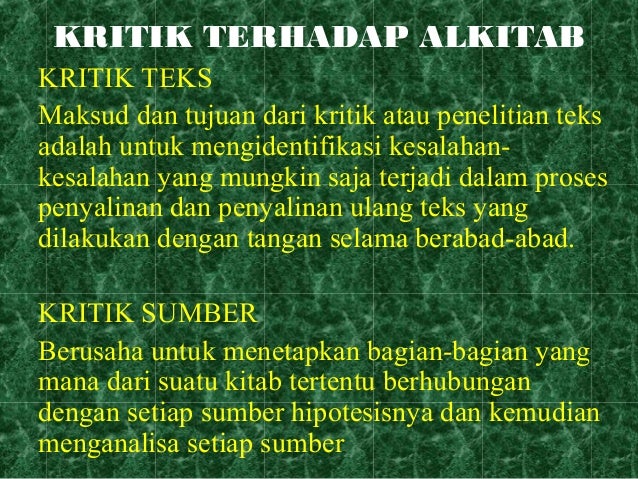 Survey Perjanjian Lama