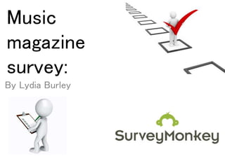 Music
magazine
survey:
By Lydia Burley
 