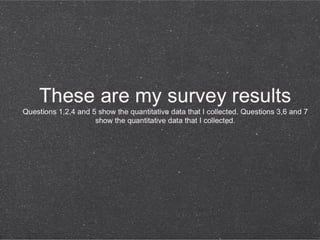 Survey ppt