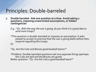 Survey question and questionnaire design slideshare 022113 dmf | PPTX