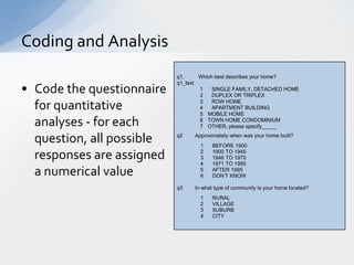Survey question and questionnaire design slideshare 022113 dmf | PPTX
