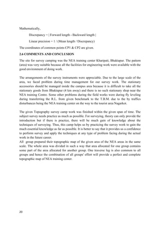 Survey report sample BCE